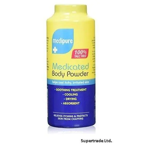 Medipure Medicated Body Powder Soothing Cooling Relieve Itching Chaffing - 200g