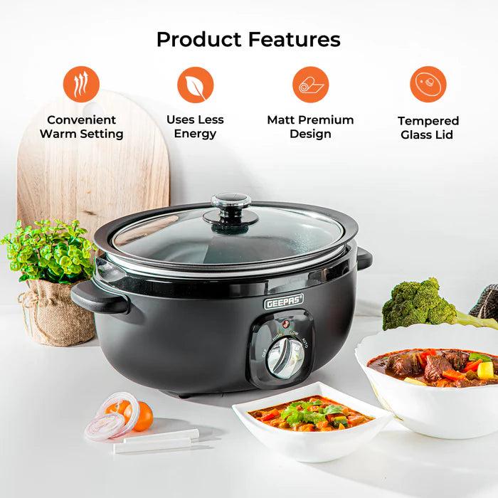 Geepas slow cooker 3