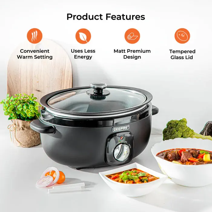Geepas slow cooker 3
