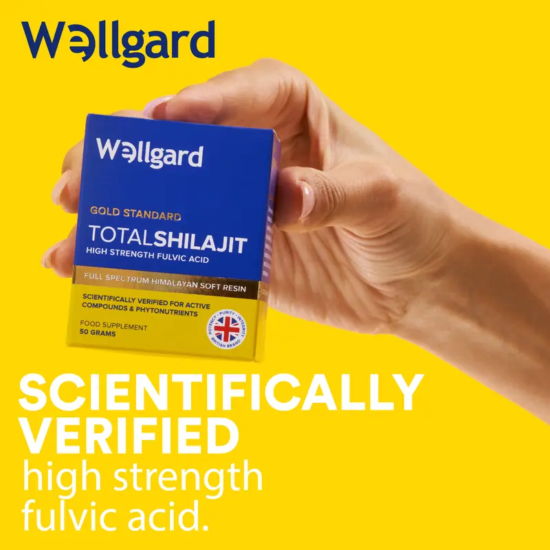 Wellgard Total Shilajit Resin Fulvic Acid 50 Grams, Himalayan Shilajit Resin, Natural Shilajit Gold, Shilajit Supplements 2