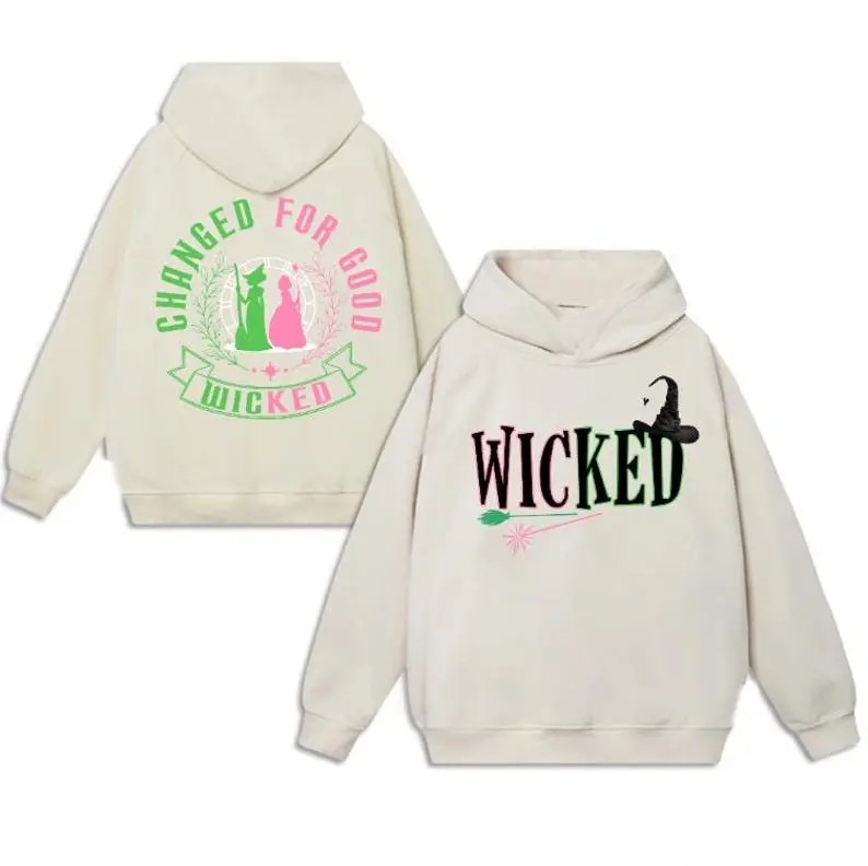 Wicked Glitter Sweatshirt, Defy Gravity Broomstick Magic Wand Tee, Wizard of Oz Movie Fan Sweatshirt, Gift For Her 1