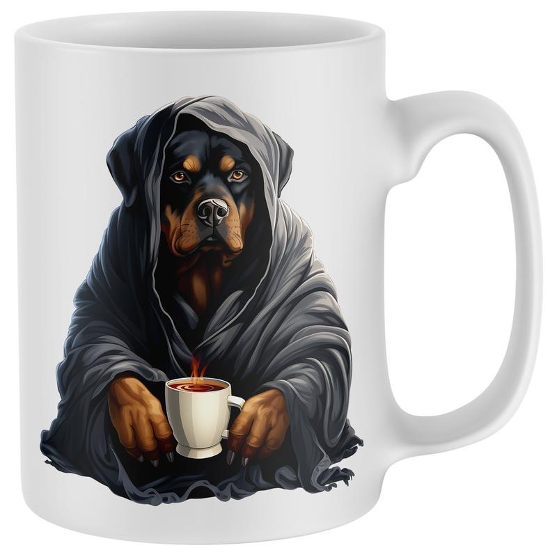 Funny Rottweiler Mug Gift for Coffee and Tea Lovers - Cup, Drinkware - TS616 Washable Ceramic 0