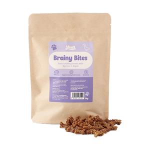YEARS Brainy Bites Mini Bones Duck Dog Training Treats for Adult Dog & Puppy, Natural Treat Air Dried Hand Crafted and Grain Free Puppy Treats - 75g