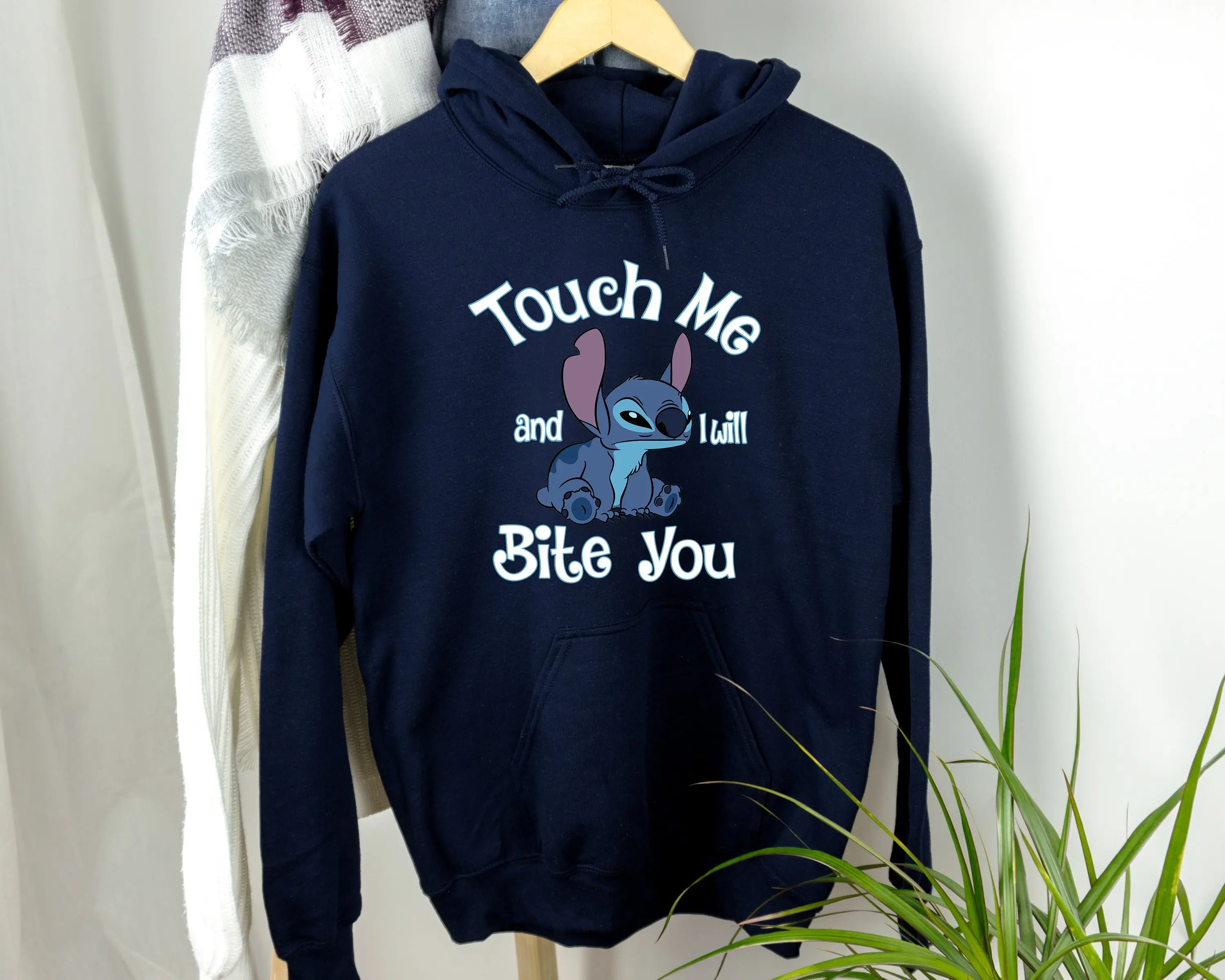 Touch Me And I Will Bite You Stitch Unisex T-shirt, Sweatshirt, Hoodie