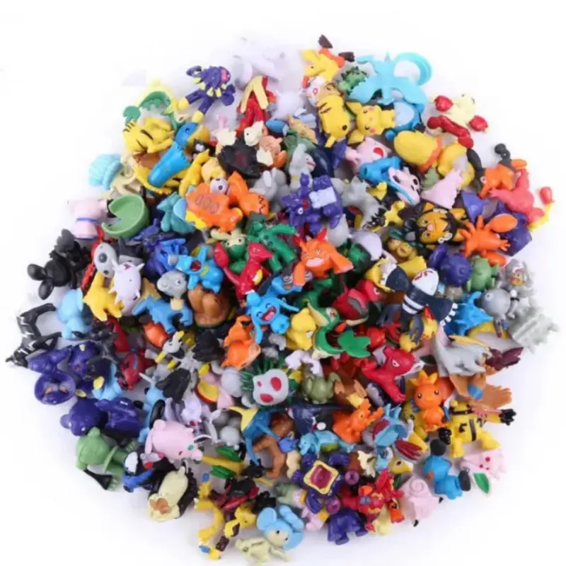 48pcs Pokemon Pikachu Mini Figures Charizard Charmander Squirtle Venusaur PVC Collection Figurine Kids Juguetes Toys Multicoloured Educational Gift Set Boys Girls Multicoloured Educational Gift Set 0