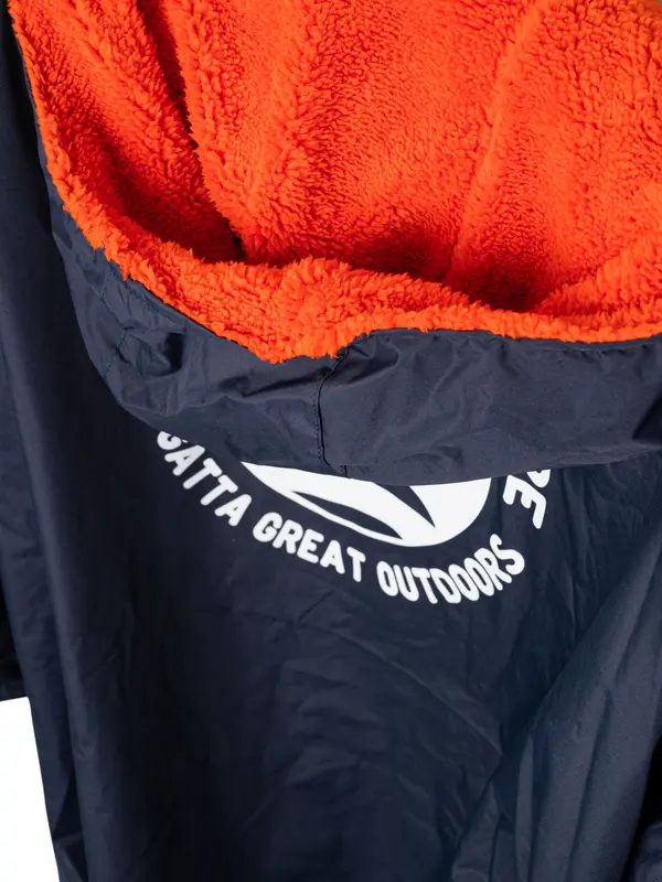 Regatta Waterproof Changing Robe - Navy/Rusty 8