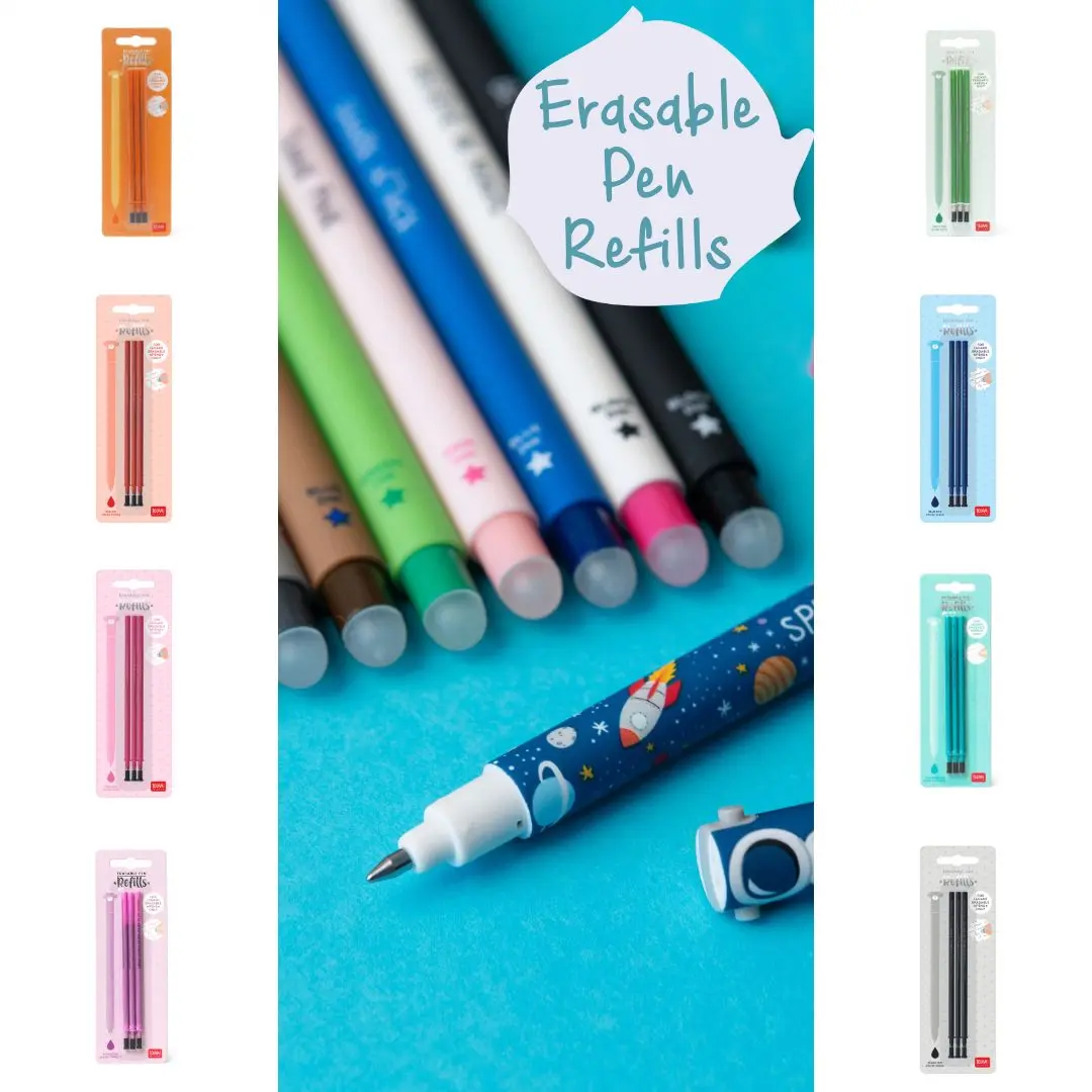 Legami Erasable Pen Refills - Pack of 3