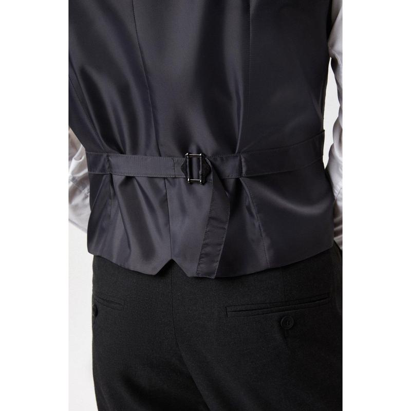 Burton Mens Essential Single-Breasted Slim Waistcoat - (UTBW511) 4
