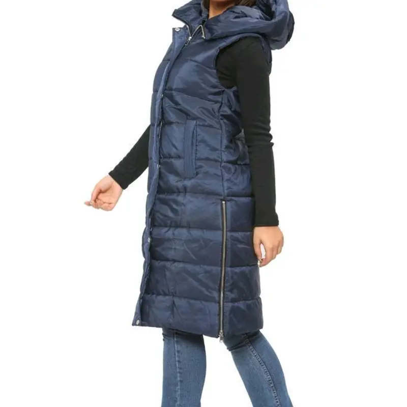 LADIES GILLET perfect for winter Coats Fashion Comfortable Outdoor Jackets Fit Underwear Tops Slim Pockets Womenswear Vests Women Lady Basic Long Sleeve Minimalist 5