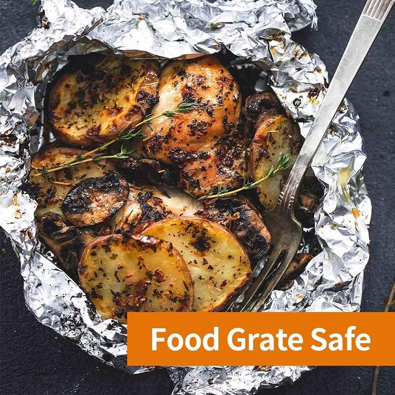 Sealapack Aluminium Foil Silver Premium Heavy Duty Ready To Use Cookware Thick Disposable Versatile Durable and Food Safe For Kitchen Catering Cooking 290mm x 15m 2