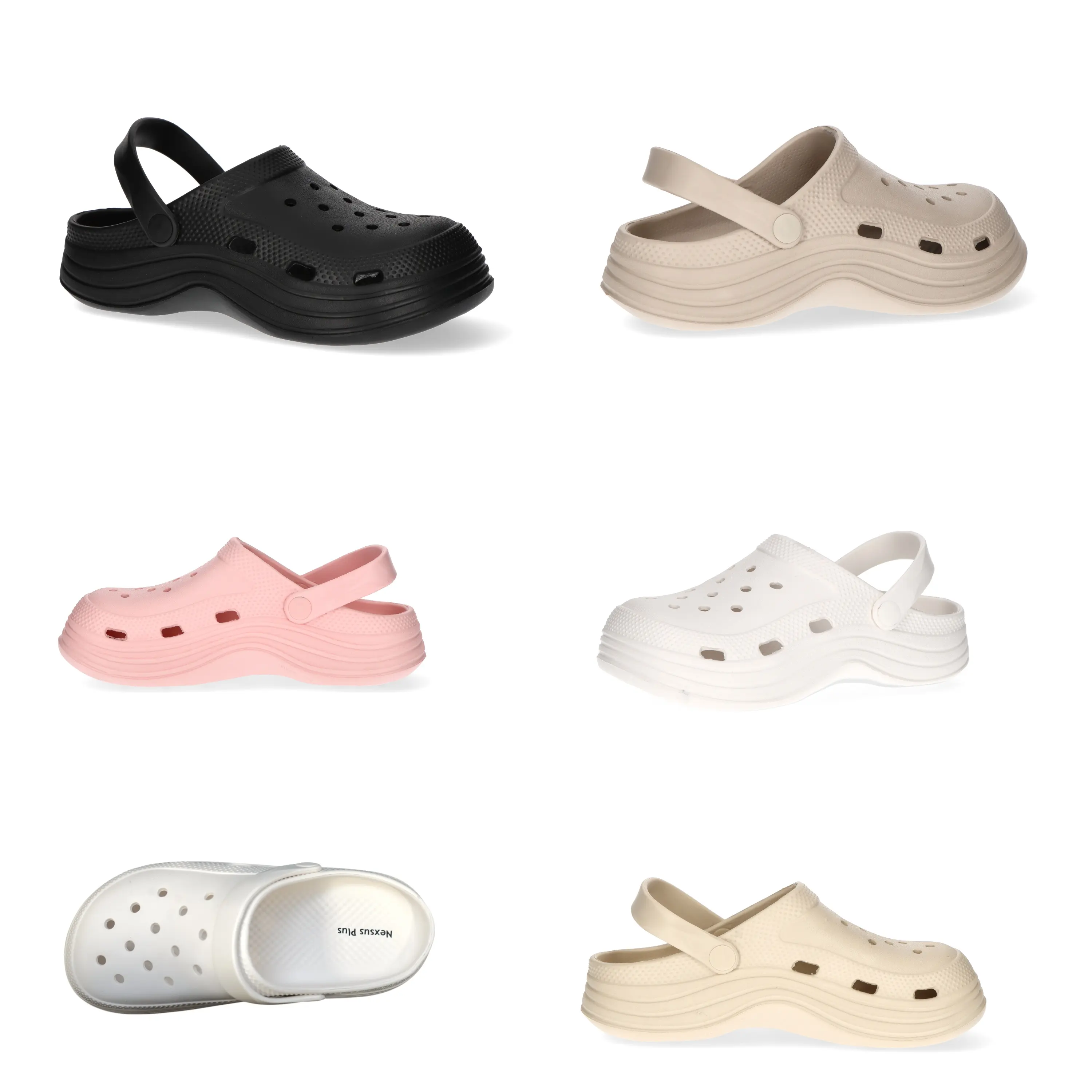 Nexsus Plus Ladies Women Flexible Lightweight Inddor Outdoor Casual Mules & Clogs Garden Beach Flip & Flops Summer Walking Shoes Sandal Footwear Girl Comfort Kitchen Bedroom Tactical  Size UK 3-8 Design Decor