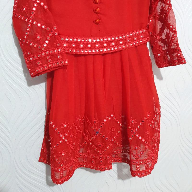 KIDS COLLECTION GIRLS CHIFFON 3PC FROKE 2
