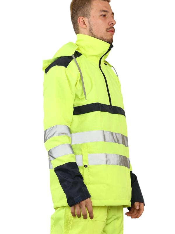 Vic-Mart Hi-Vis Rain Suit Mens Workwear Tracksuit for Outdoor Work Waterproof Reflective and Full Body Protection 6