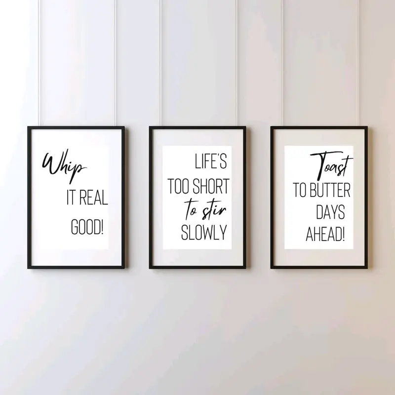 Kitchen Home Prints - Wall Arts Poster Decoration NO FRAMES INCLUDED Room Photo 0