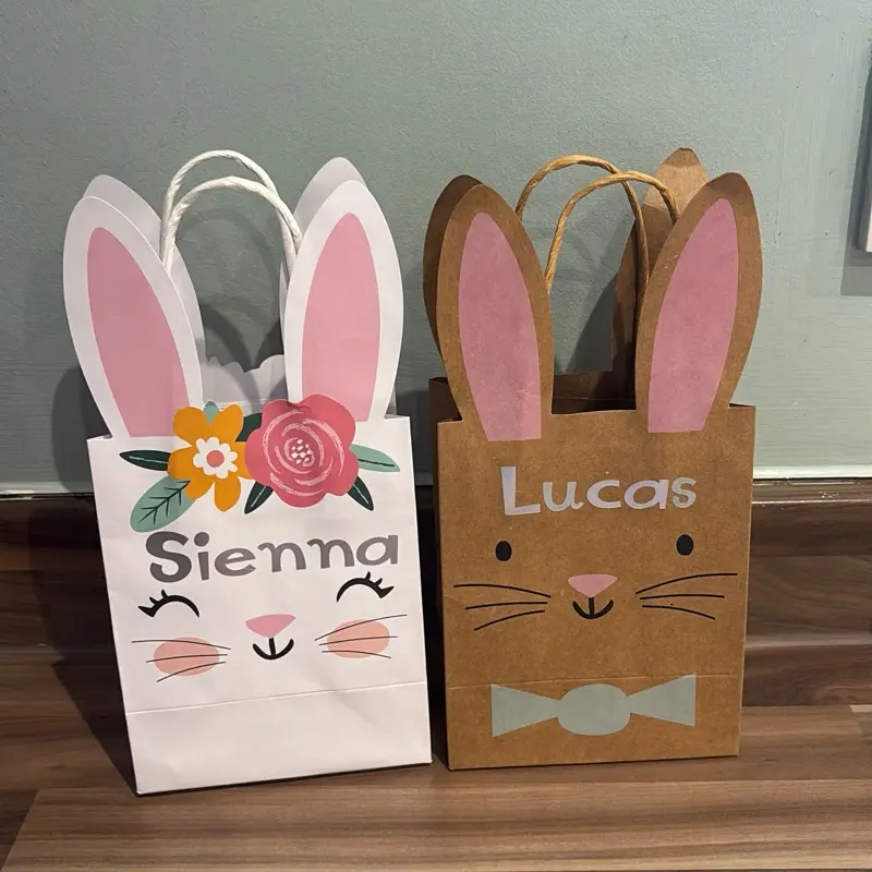 Personalised Easter gift bags