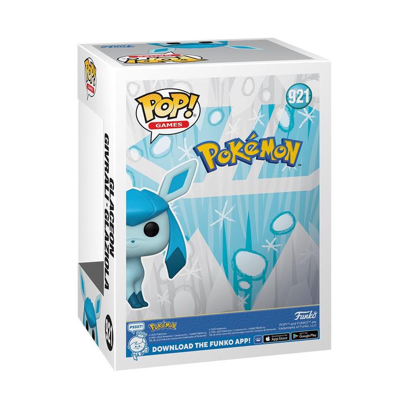 Pokemon POP! Games Vinyl Figure Glaceon (EMEA) 9 cm - Collectible Toy for Pokemon Fans 2