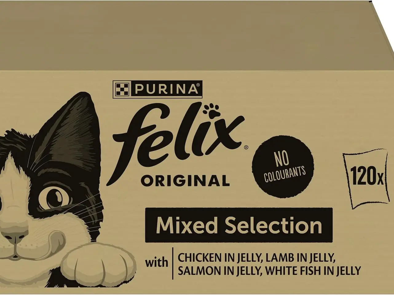 FELIX ORIGINAL Mixed Menu in Jelly Wet Cat Food 120x85g