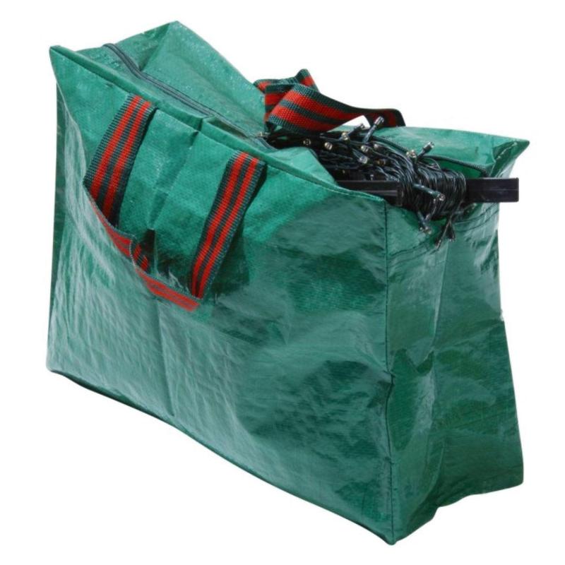 Set of 3 Green Christmas Storage Bags for Festive Home Organization Household Organiser Tree 4