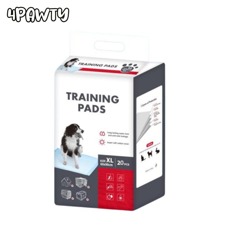 Product Introduction of 4Pawty Basics Dog and Puppy Training Pads - Quick-Dry, Leakproof - Blue - M/XL - Pack of 20&50 5