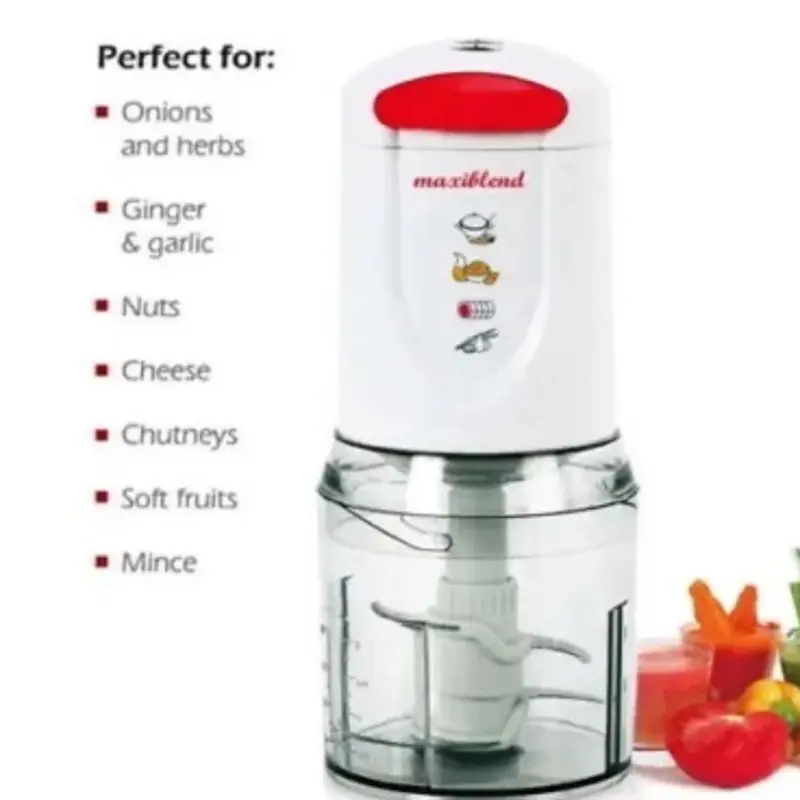 Electric Food Chopper Processor for Meat and Vegetables - 500ML Capacity, 450W Power 2