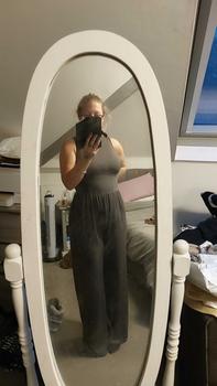 Product Review of [4 colours, UK size 6-28] Solid Sleeveless Wide Leg Jumpsuit from L**a D**0 0