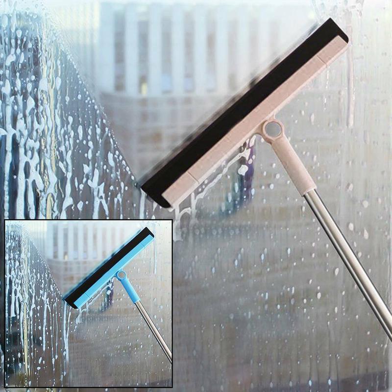 Floor Squeegee Wet Room Tile Cleaning Foam Wiper Extendable Handle Broom For Home cleaning, viral scrubbrush 5