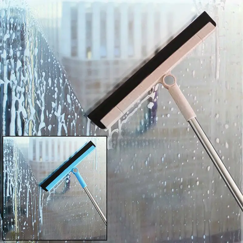 Floor Squeegee Wet Room Tile Cleaning Foam Wiper Extendable Handle Broom For Home cleaning, viral scrubbrush 5