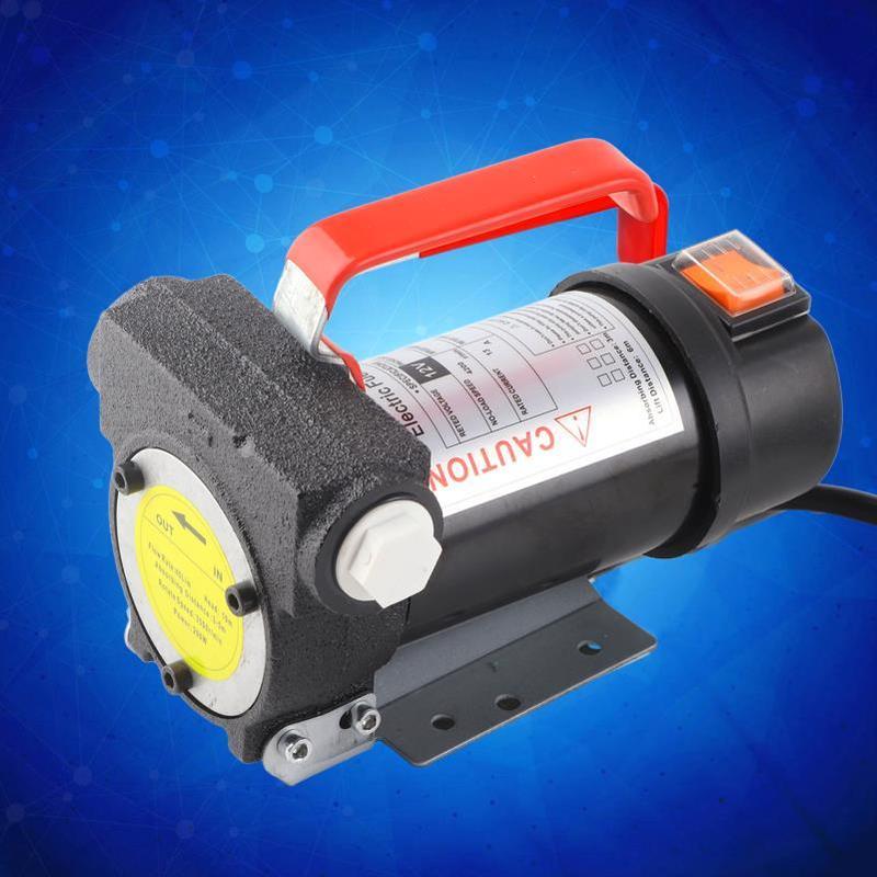 12V Electric Diesel Fluid Extractor Portable Oil Transfer Pump with Fuel Nozzle for Automotive Use 5
