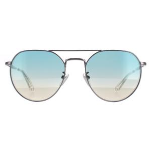 Police Sunglasses SPLF14 Urban 7 509B Shiny Ruthenium Smoke Mirror Silver for Male - Mens Sunglasses - Menswear