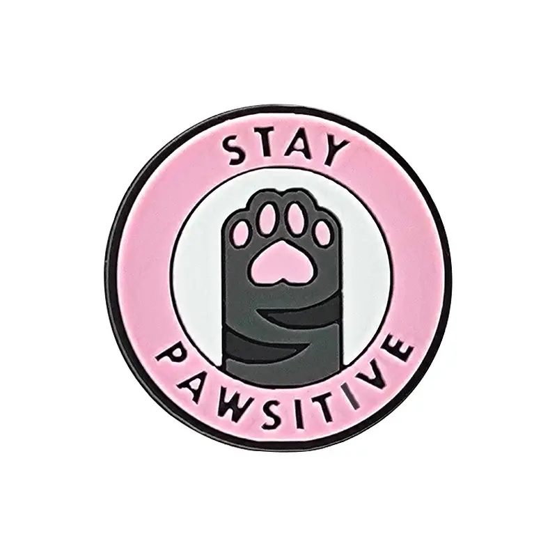 ‘Stay Pawsitive’ shoe charm