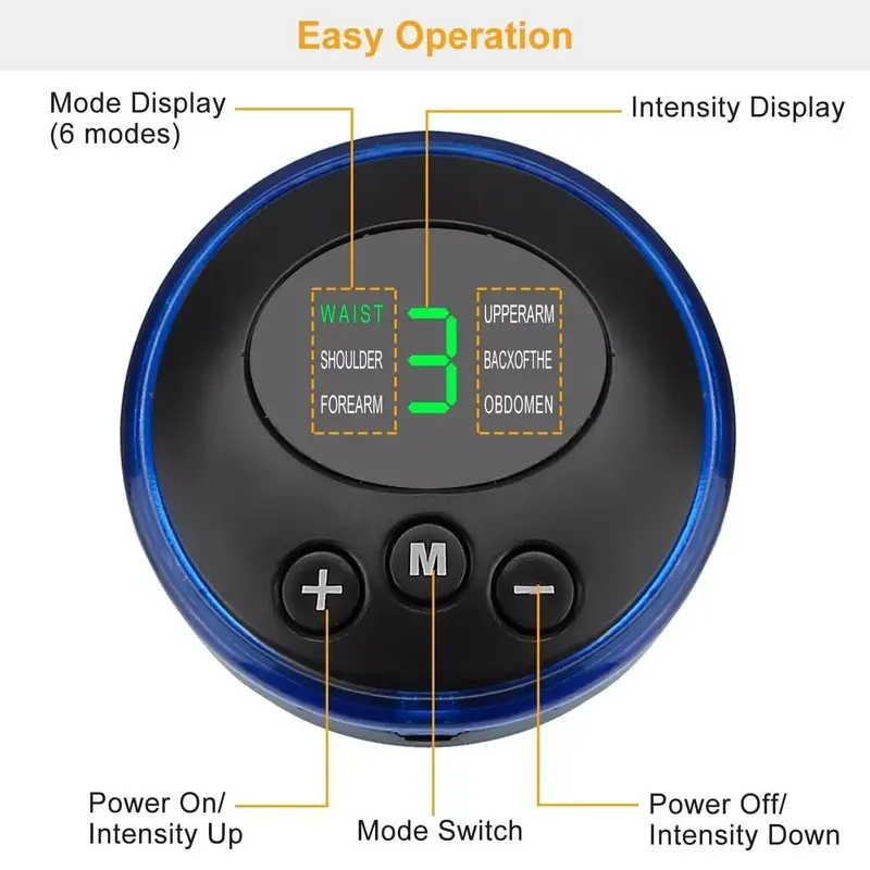 Electric ROMOTE Foot Massager Mat for Blood Circulation Relief Pain with LED and USB - Comfort 6