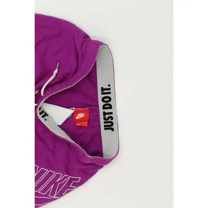 Pre-Owned Vintage NIKE Womens Graphic Sport Shorts UK 6 XS  Purple Cotton 3