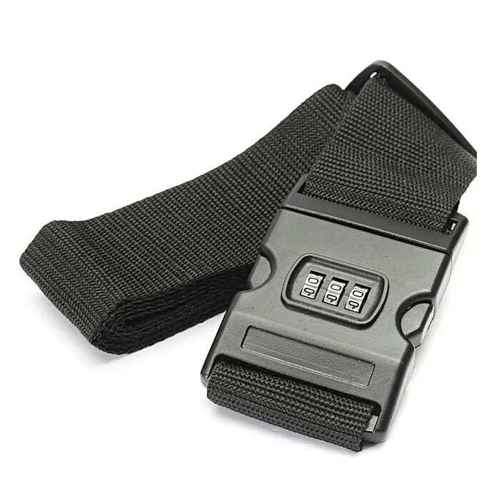 Adjustable Strong Extra Safety Travel Suitcase Luggage Baggage Straps Tie Belt 6