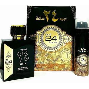 Oud 24 Hours | Eau de Parfum 100ml by Ard Al Zaafaran with FREE perfumed deodorant