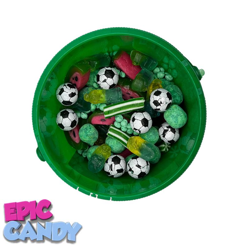 Football Themed Candy Tubs 600g of pick 'n' mix Snack Sweet Bonbon 6