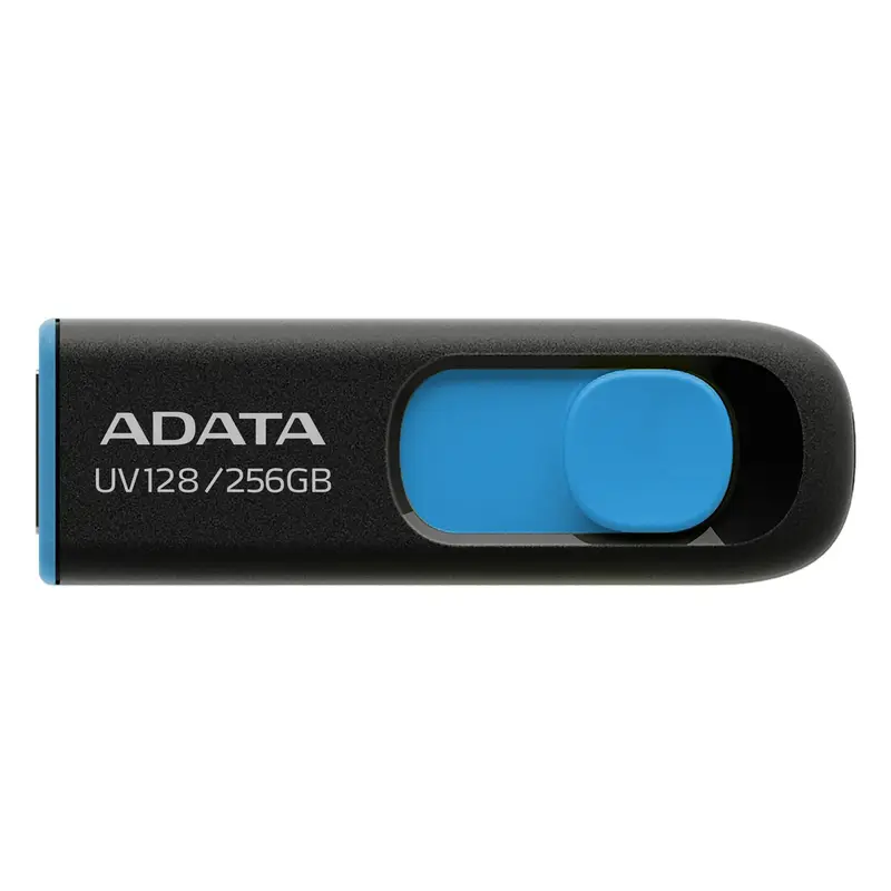ADATA UV128 USB flash drive 256 GB USB Type-A 3.2 Gen 1 (3.1 Gen 1) Black, Blue 0