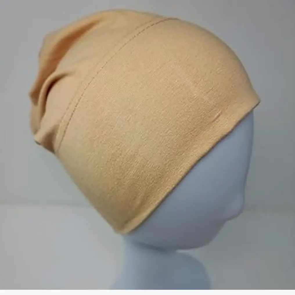 Women Hijab Undercap Cotton Tube Cap Hijab Breathable Hijab Cap Underscarf