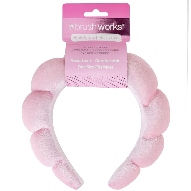 brushworks Pink Cloud Headband 6