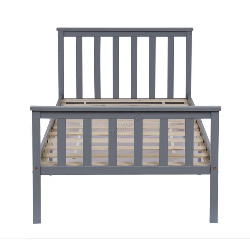 WestWood Single Double King Bed Solid Pine Frame Bedroom Footboard 8