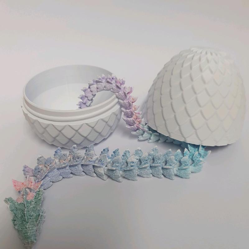 3d dragon and egg gift set for kids, DIY paint your own dragon 4