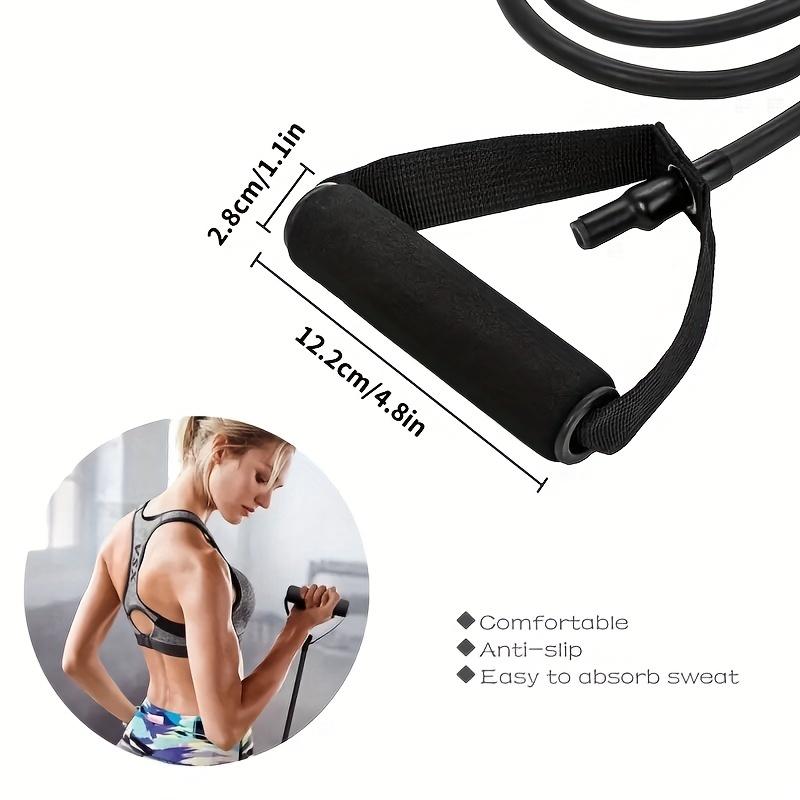 Product Introduction of 1pc 5-Level Resistance Bands with Handles for Home Workouts and Strength Training - Perfect for Yoga, Pilates, and Boxing 7