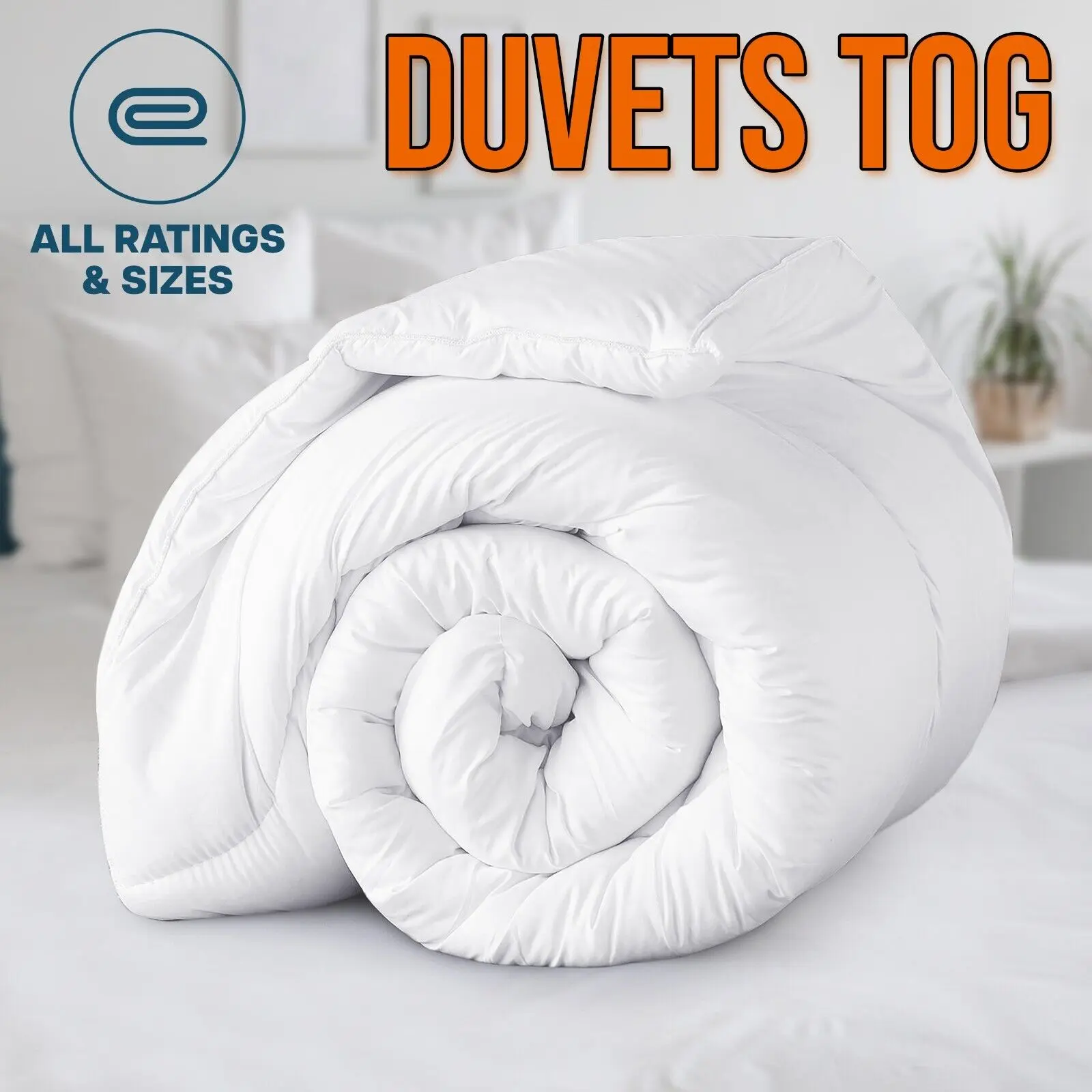ANTI ALLERGY DUVET/QUILT 4.5 10.5 13.5 15 TOG BEDDING SET SINGLE DOUBLE KING SIZE UK warm  duvet