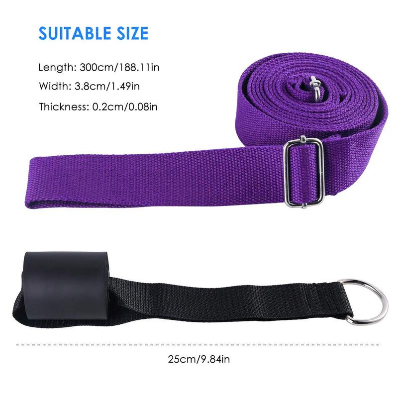 Product Introduction of Leg Stretcher, Door Flexibility & Stretching Leg Strap - Great for Ballet Cheer Dance Gymnastics or Any Sport Leg Stretcher Door Flexibility Trainer Premium Stretching Equipment 6