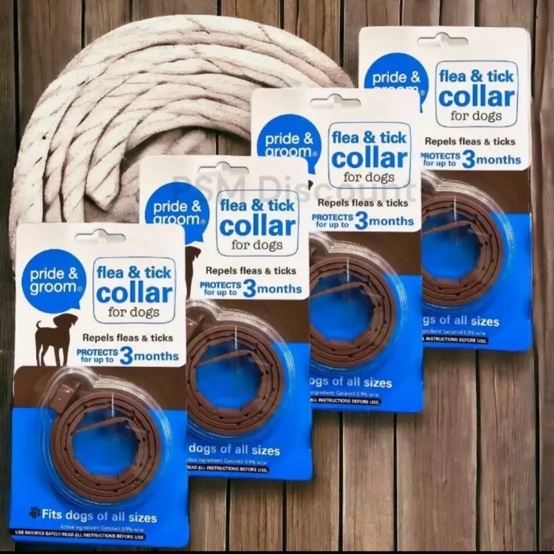 Pride & Groom Flea & Tick Collar - 3 Months Protection - Buy 3 Get 1 Free 6