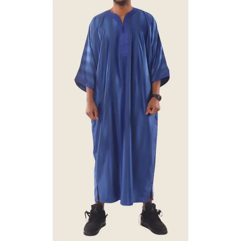 Royal Blue - Moroccan Thobe 0