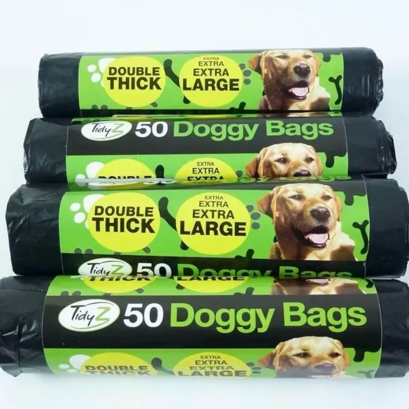 Tidyz Extra Large & Extra Thick Doggy Bags - Various Quantities Available  - Perfect for Your Any Dog 0