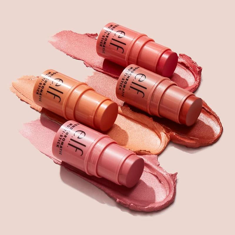 Product Introduction of Monochromatic Multi Stick, Luxuriously Creamy & Blendable Colour, For Eyes, Lips & Cheeks, Glistening Peach, 0.155 Oz (4.4g) Blush Makeup Cosmetic 0