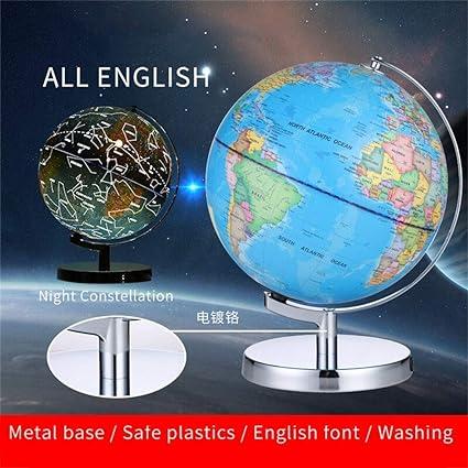 14.16cm Rotating Student HD World Globe Geography Educational Decoration Children Learn Globe World Earth Map Teaching Aids 8