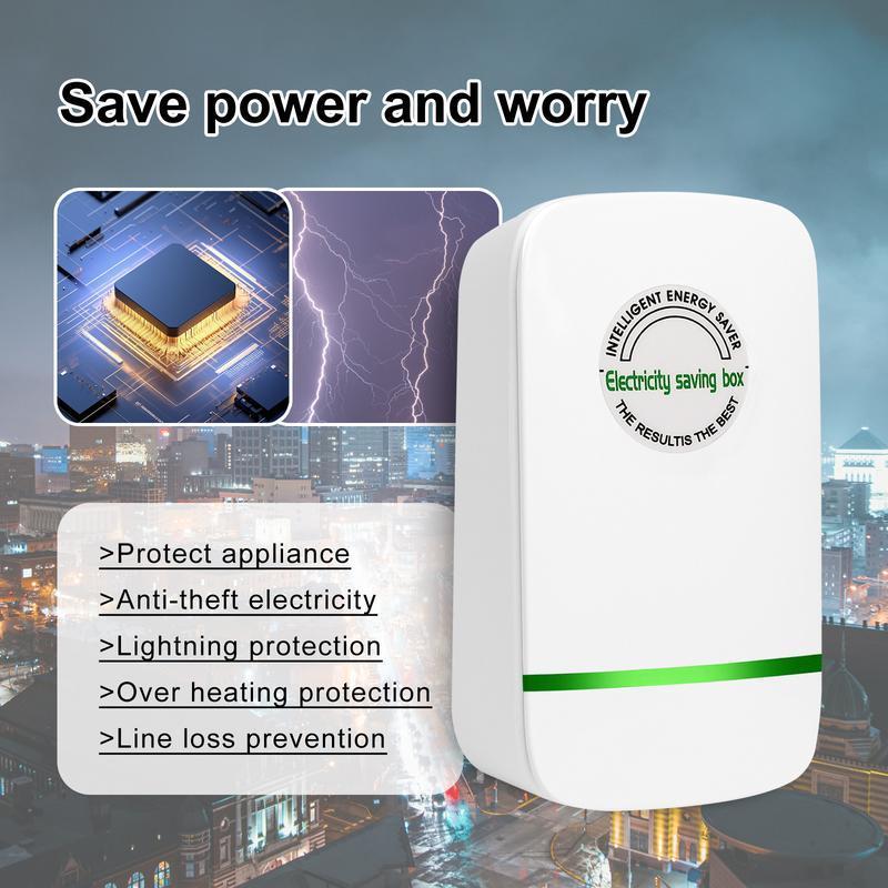ZlHNIC Pro Power Save Energy-Saving Device - Household Power-Saving Box for 90V-250V 30KW 4