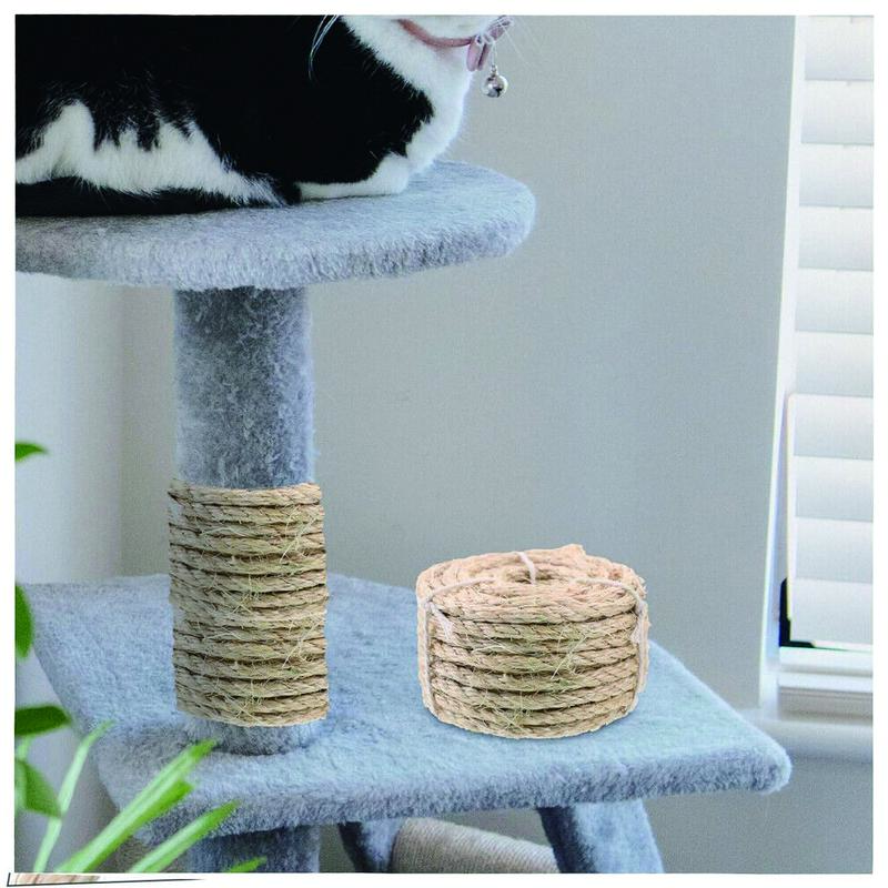 Product Introduction of 60m Natural Sisal Rope Cat Cats Scratching Post Claw Control Toys Crafts Pet 26